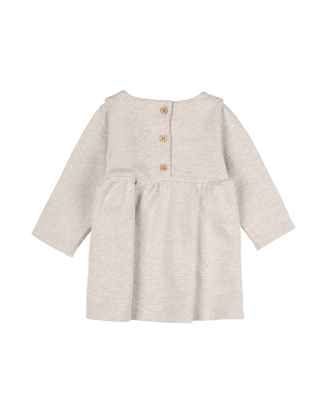 Girls Textured Bow Dress