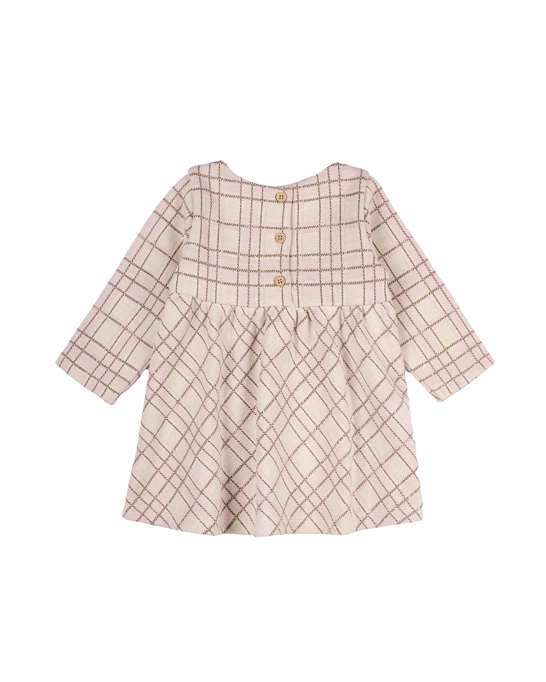 Girls Plaid Bow Dress