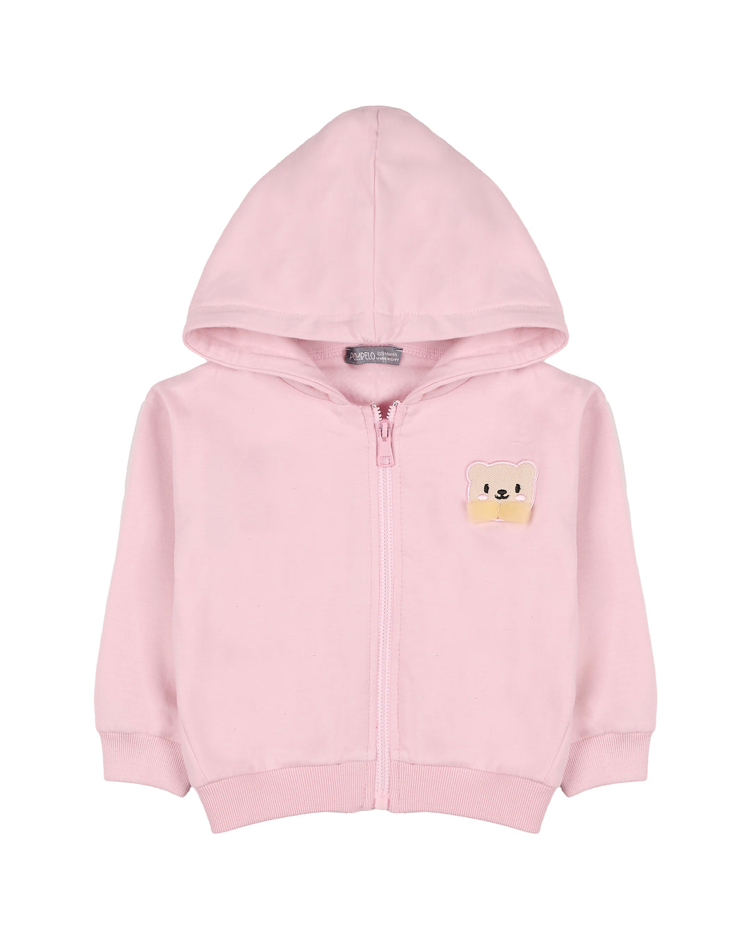 Soft Pink Zip-Up Hoodie for Kids