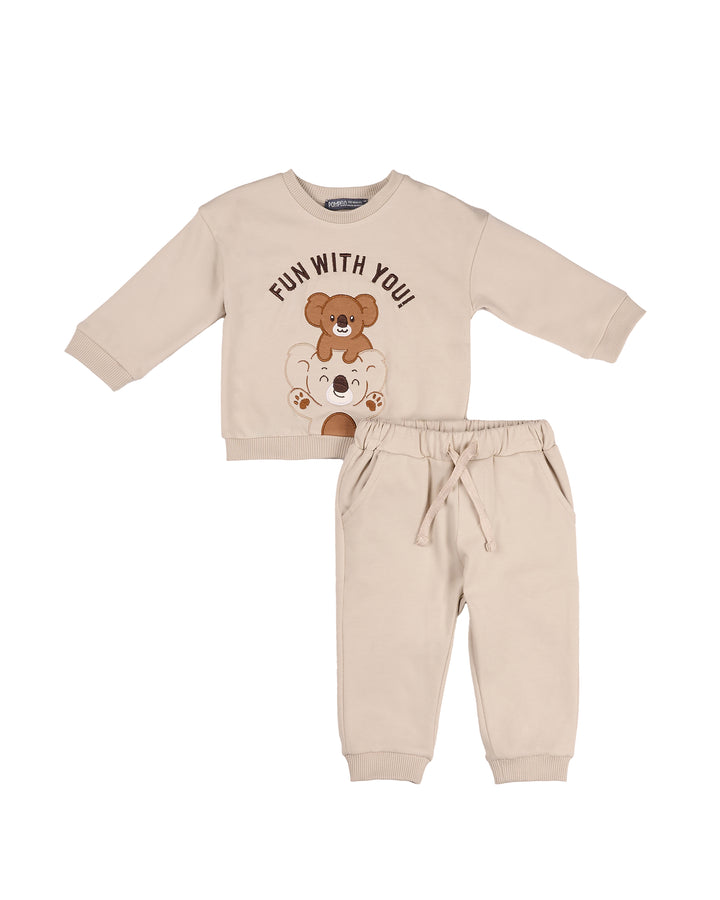 Boys Koala Graphic Sweatshirt and Joggers Set