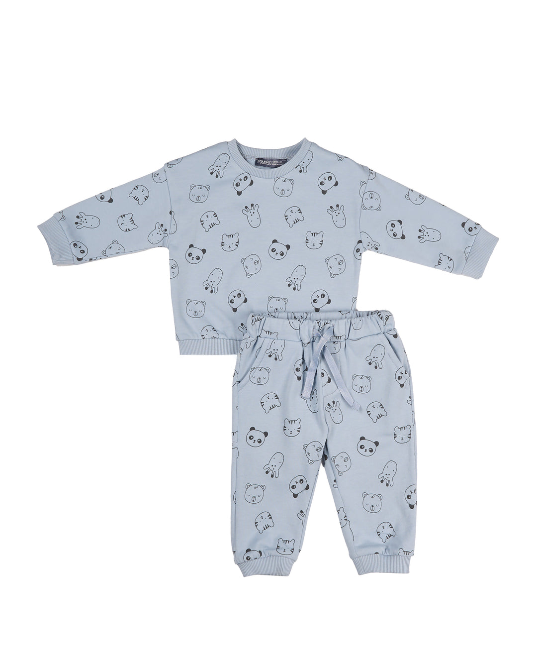Baby Animal Print Sweatshirt and Joggers Set