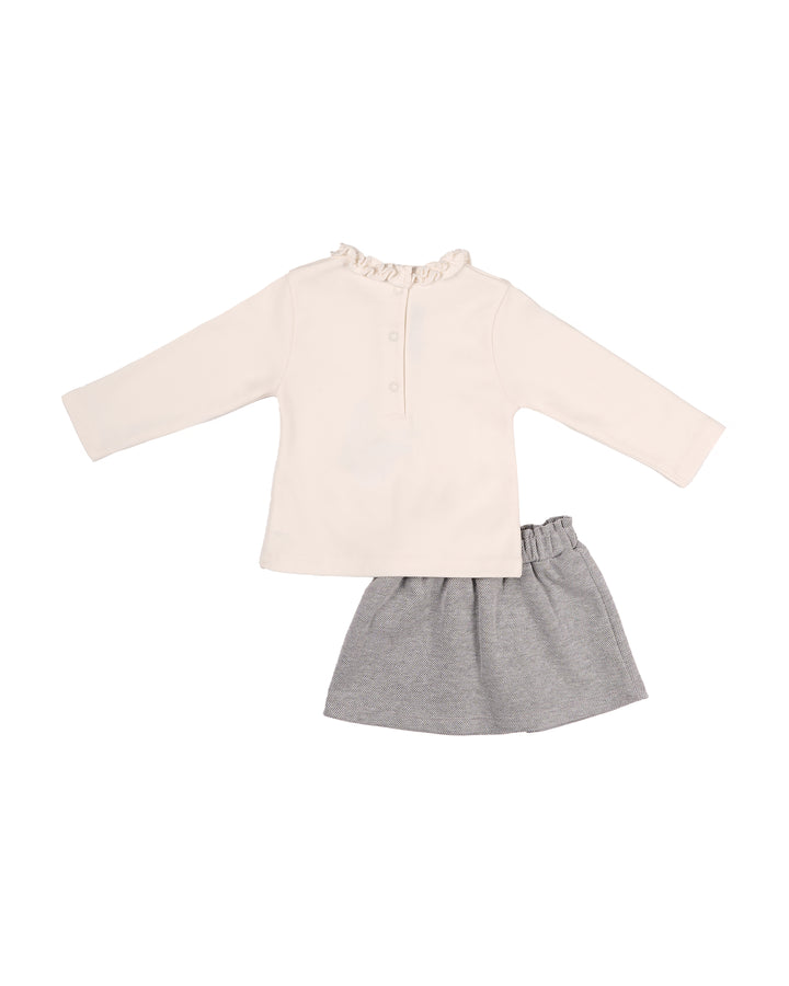 Girls LOVE Graphic Top and Skirt Set