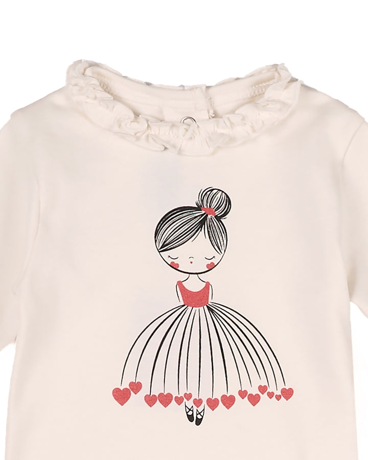 Girls LOVE Graphic Top and Skirt Set