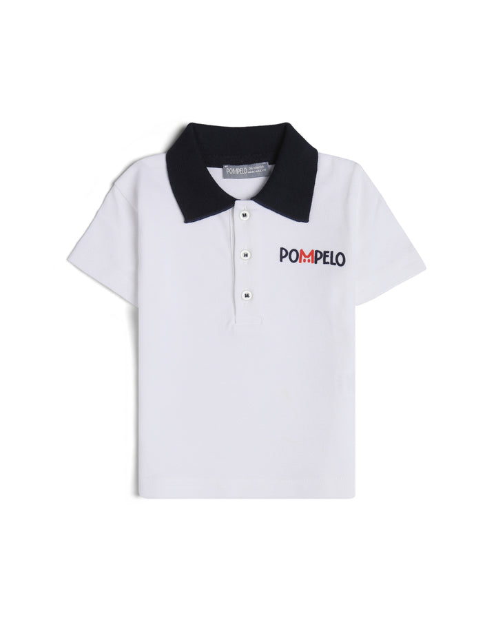 Graphic poloshirt