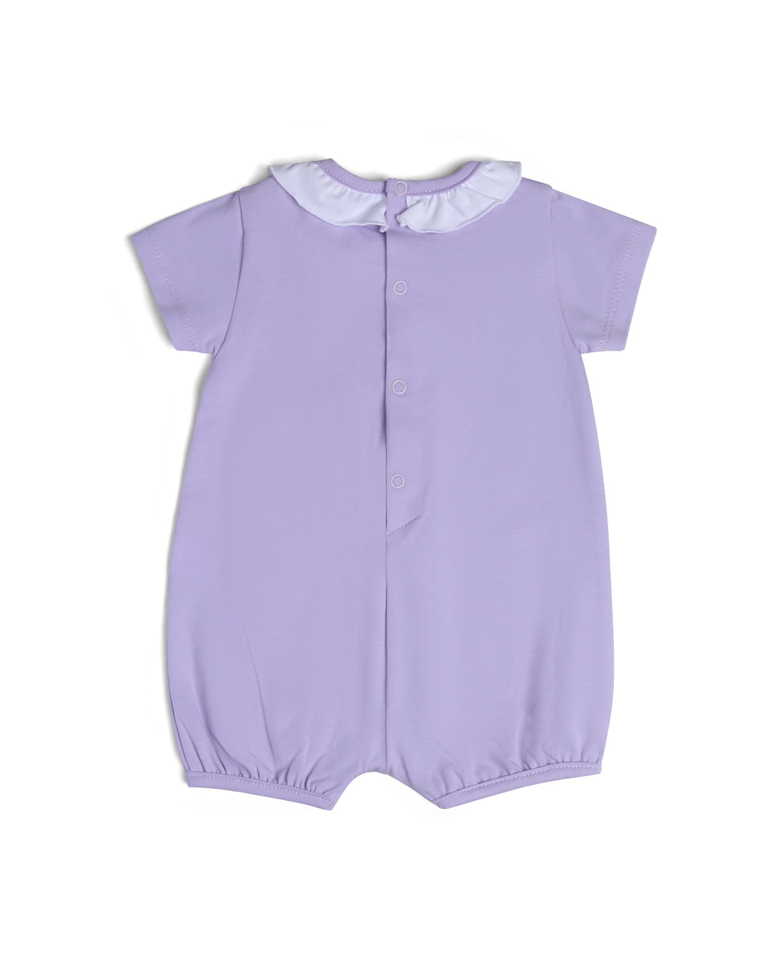Graphic shortsleeve playsuit floral heart embroidery