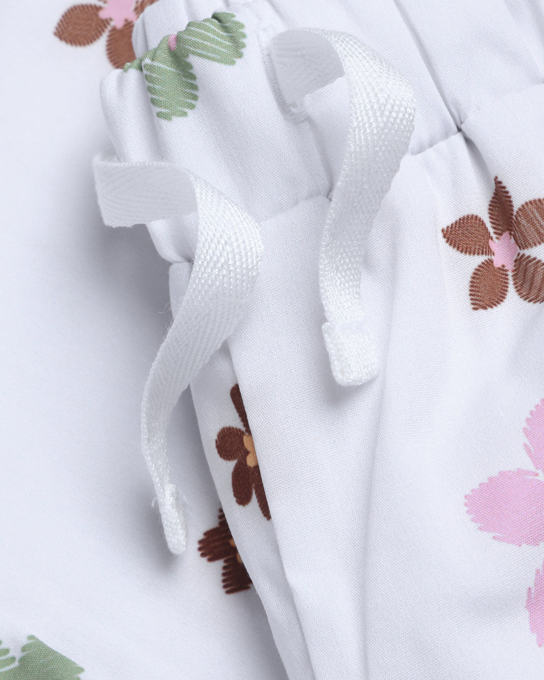 2PCS woven set flower print