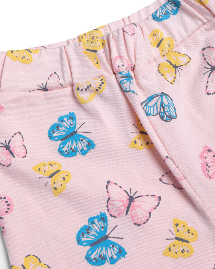 AOP legging print with butterfly