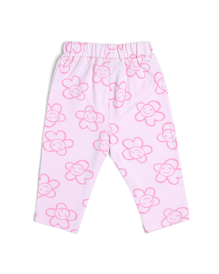 AOP legging print with flower