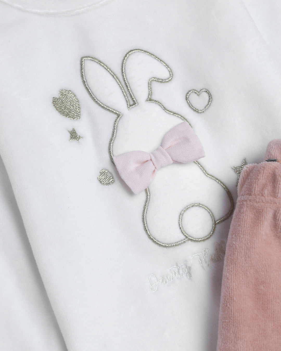 2PCS Pyjama Set Bunny And Bow
