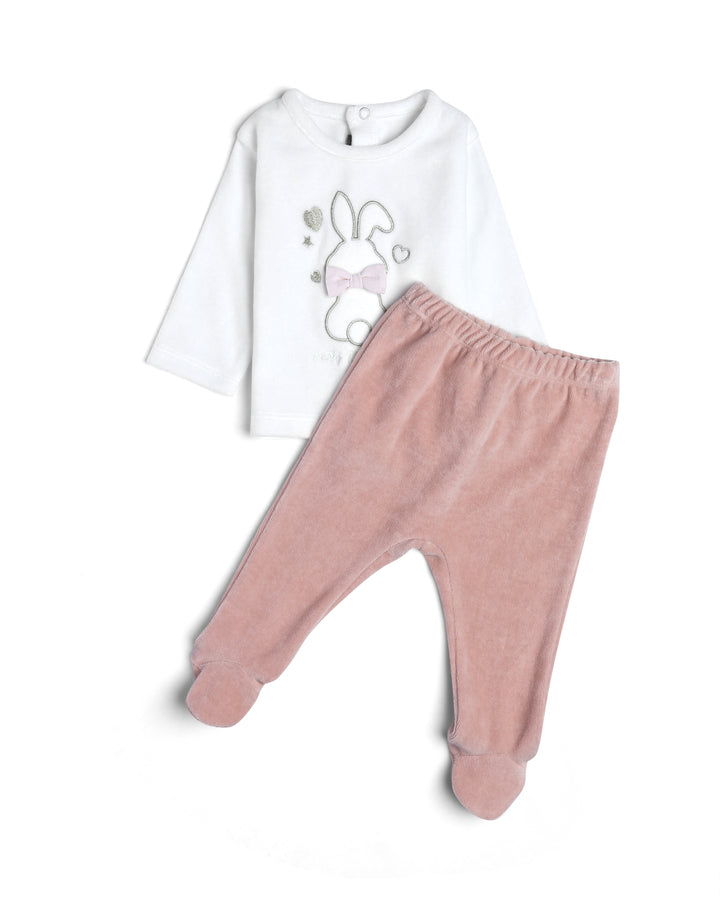 2PCS Pyjama Set Bunny And Bow