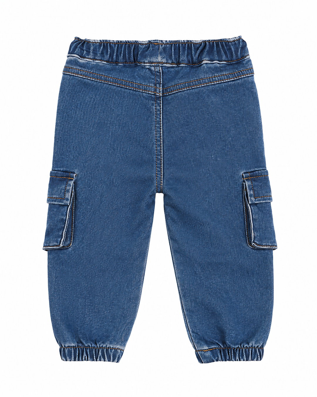 Kids Denim Cargo Joggers