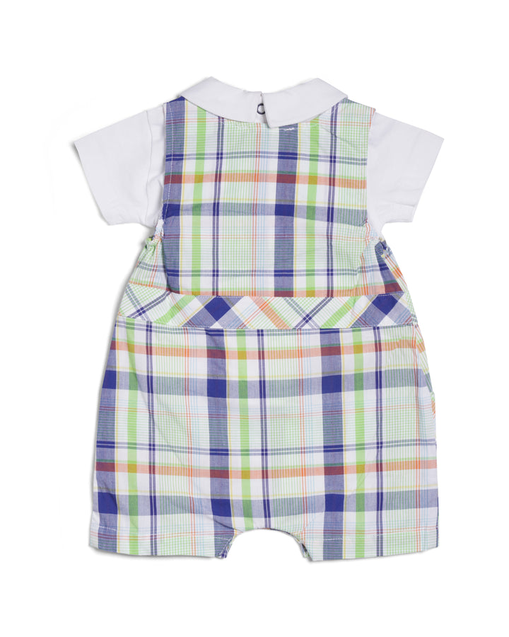 Checked romper