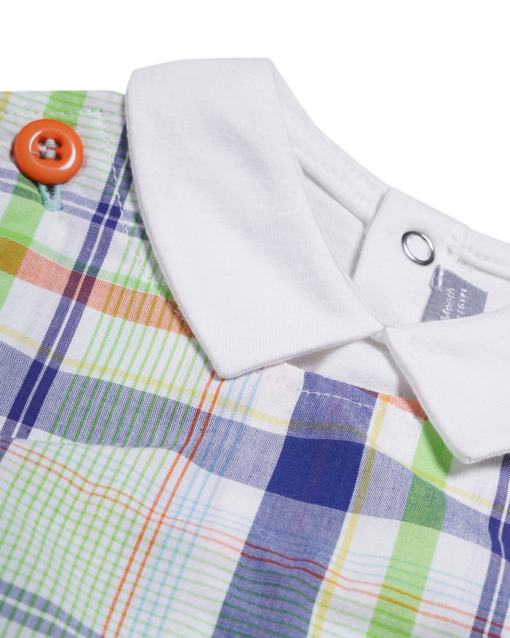 Checked romper