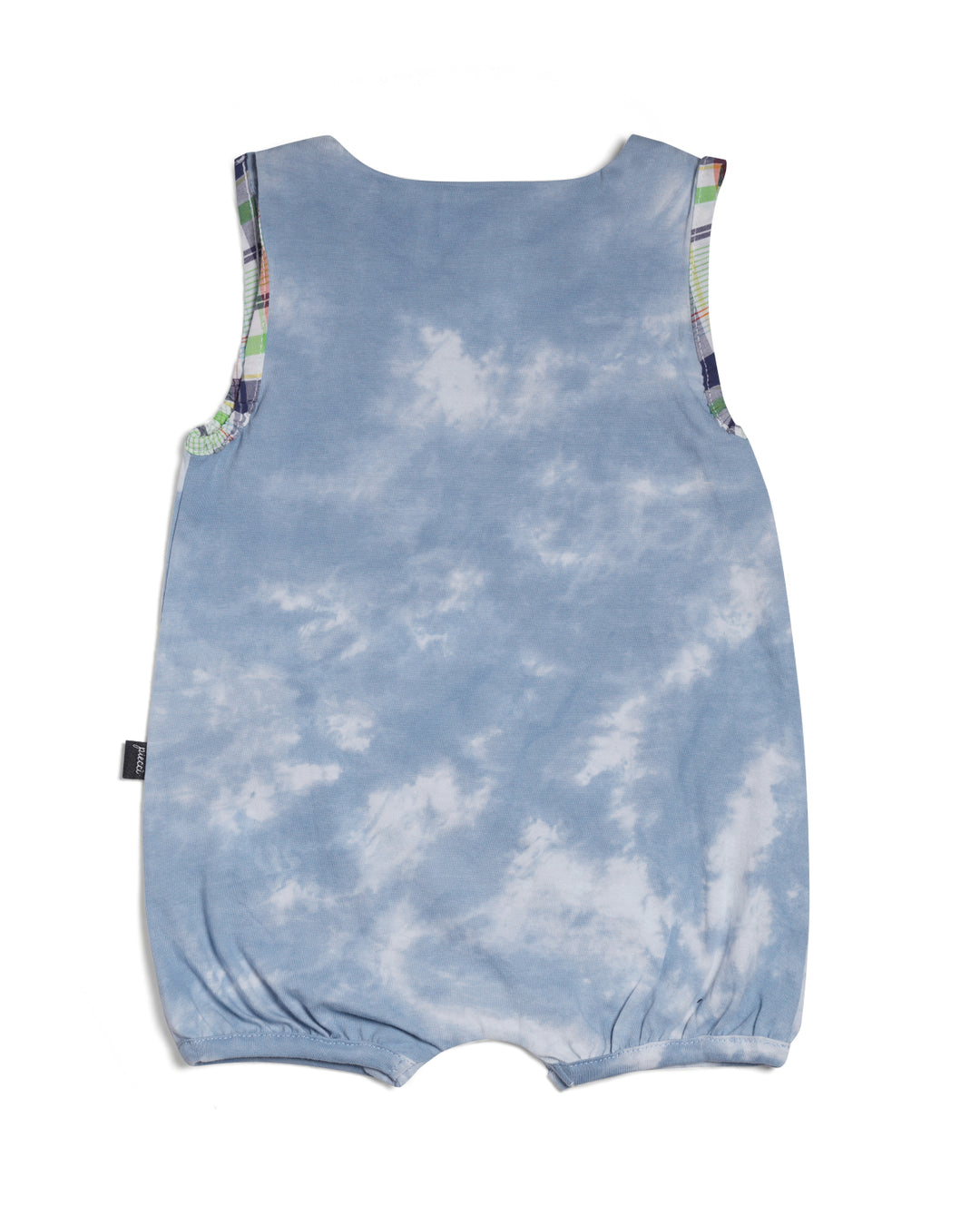 Graphic sleeveless playsuit