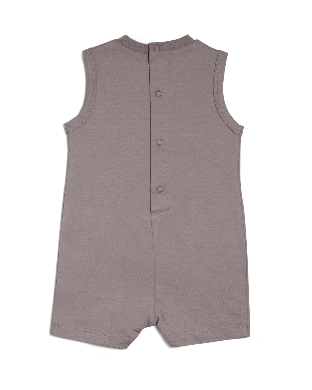 Graphic sleeveless playsuit