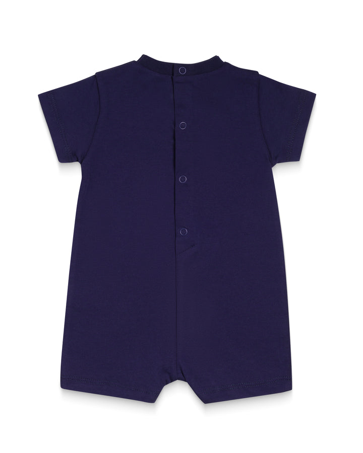 Graphic shortsleeve playsuit
