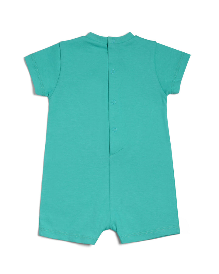Graphic shortsleeve playsuit