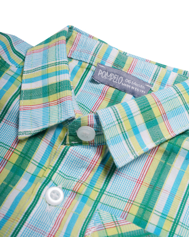 Shortsleeve checked shirt