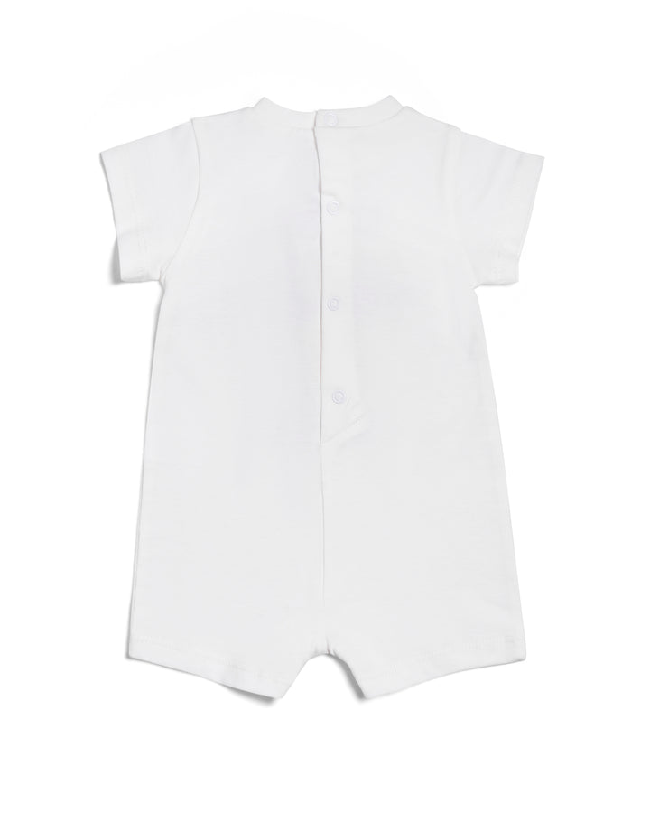Graphic shortsleeve playsuit