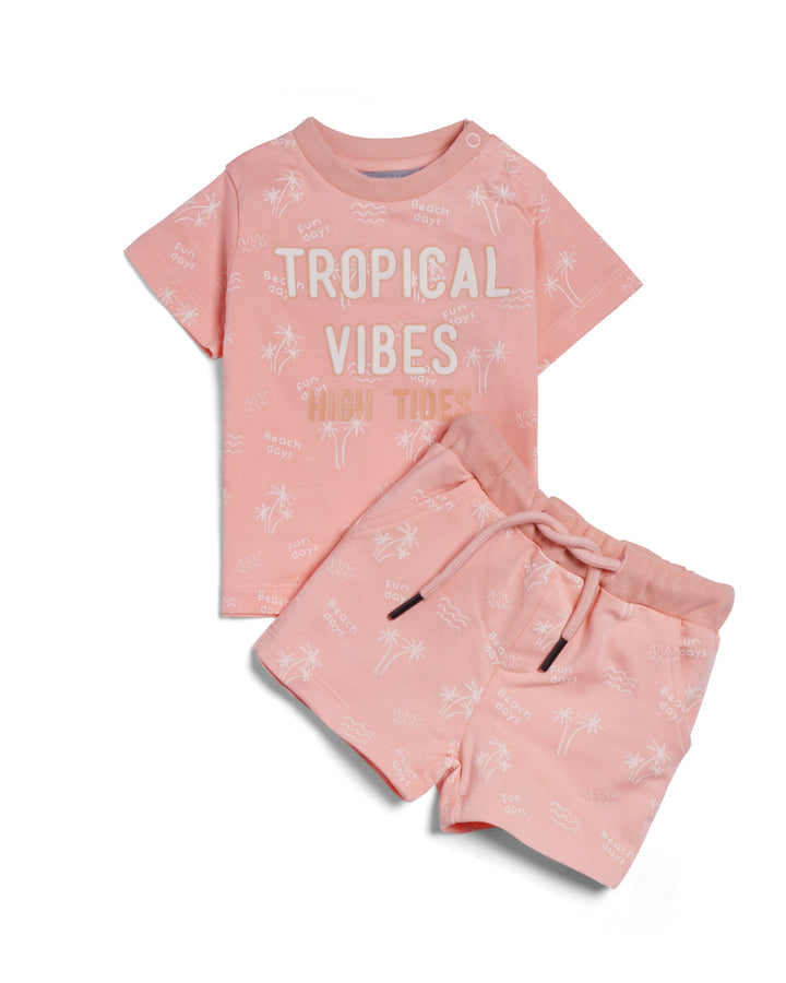 Graphic pyjama set