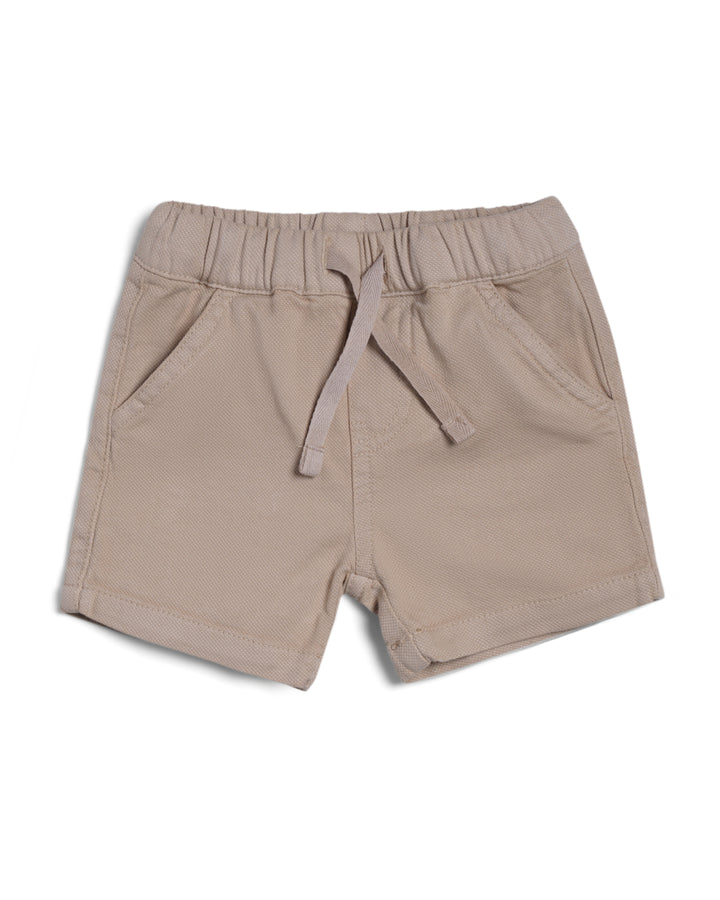 Pull on twill shorts
