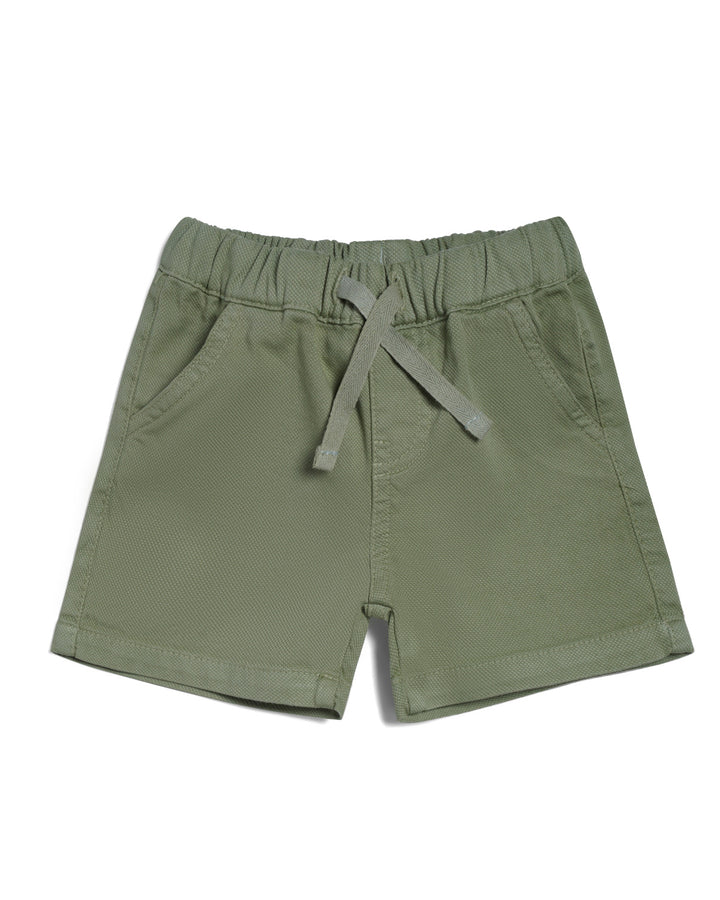 Pull on twill shorts