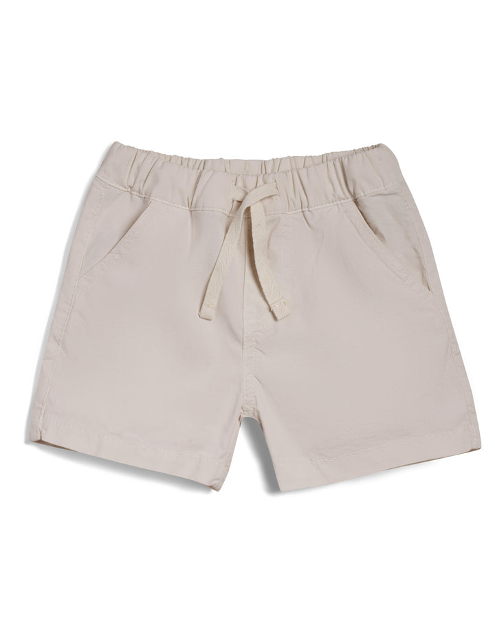 Pull on twill shorts