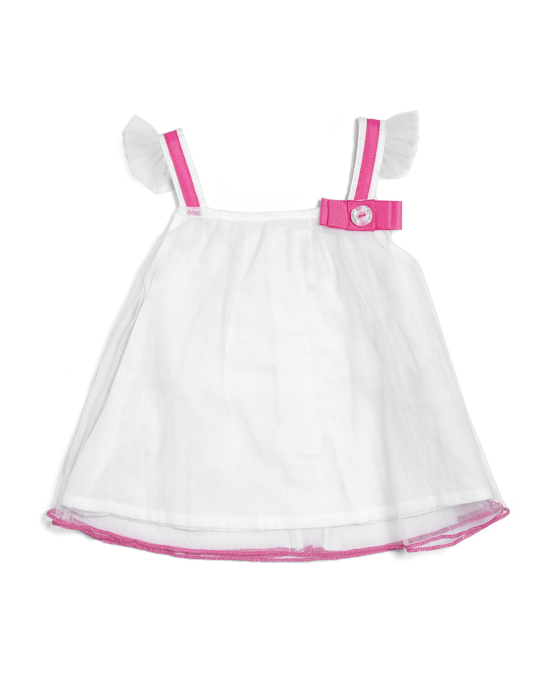Blouse bow and ruffle