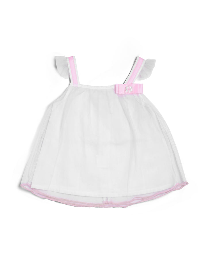 Blouse bow and ruffle