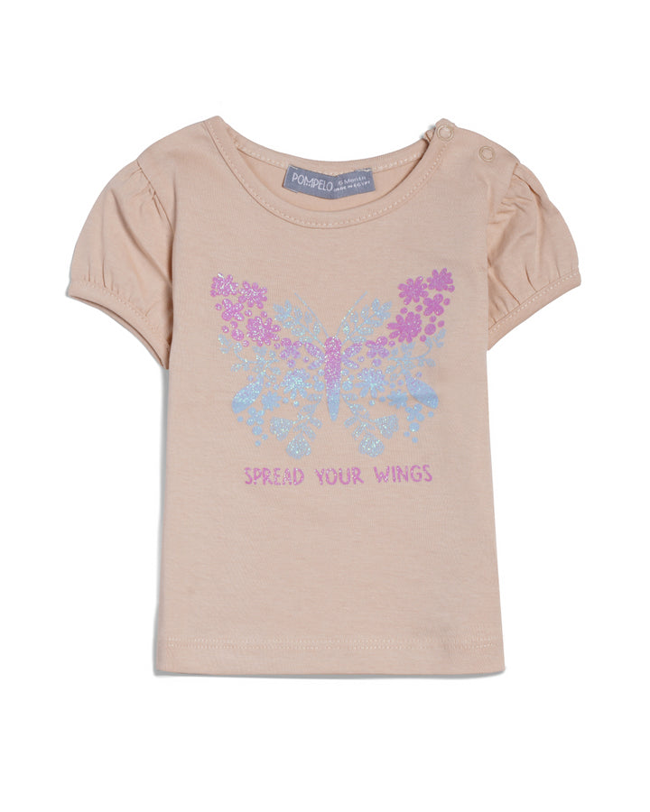 Graphic shortsleeve t-shirt floral graphic print