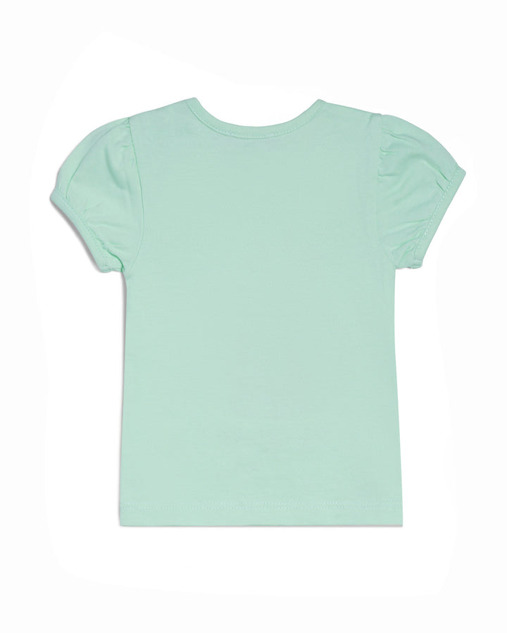 Graphic shortsleeve t-shirt watering can graphic print