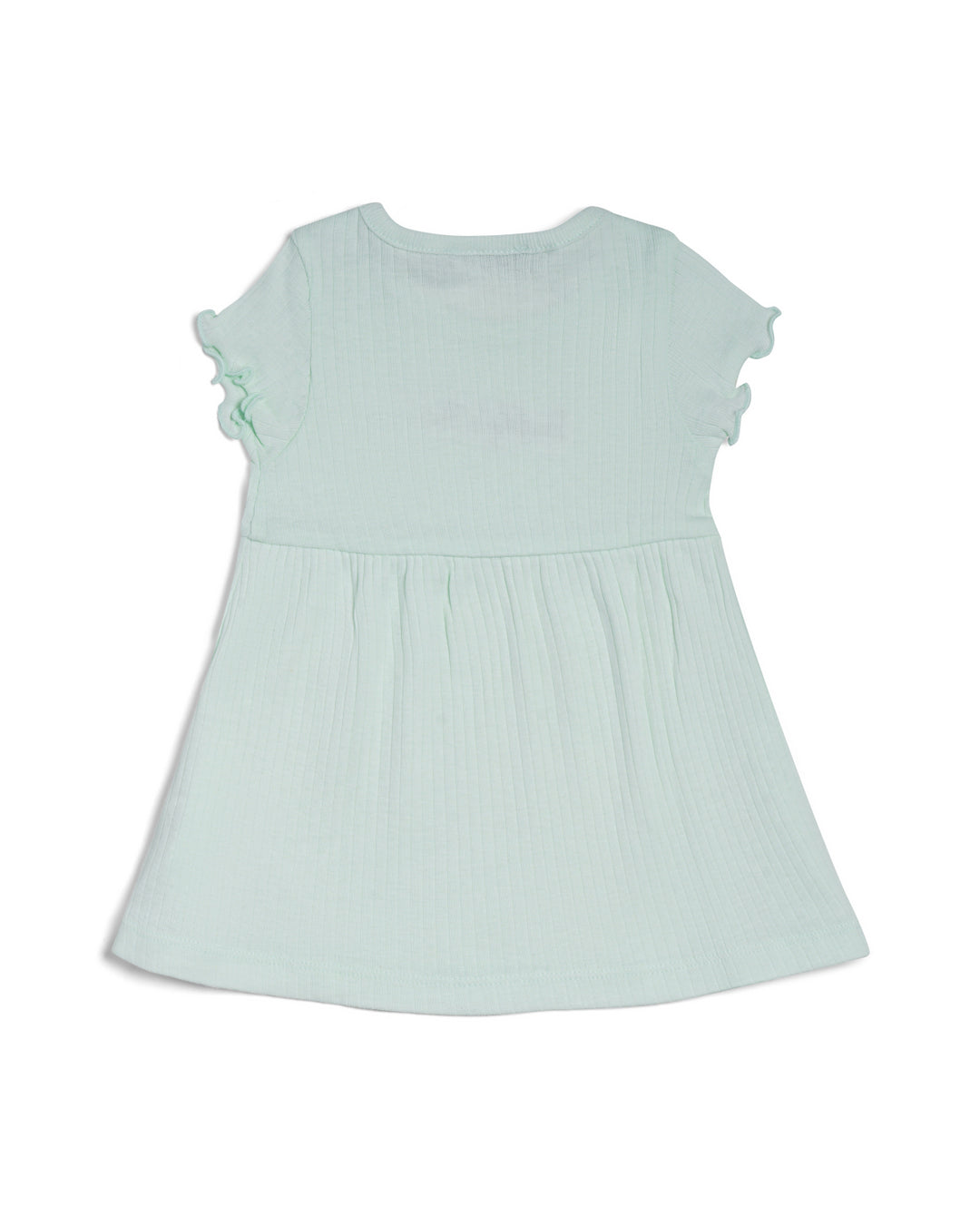 Dress cap sleeves with ruffle trim