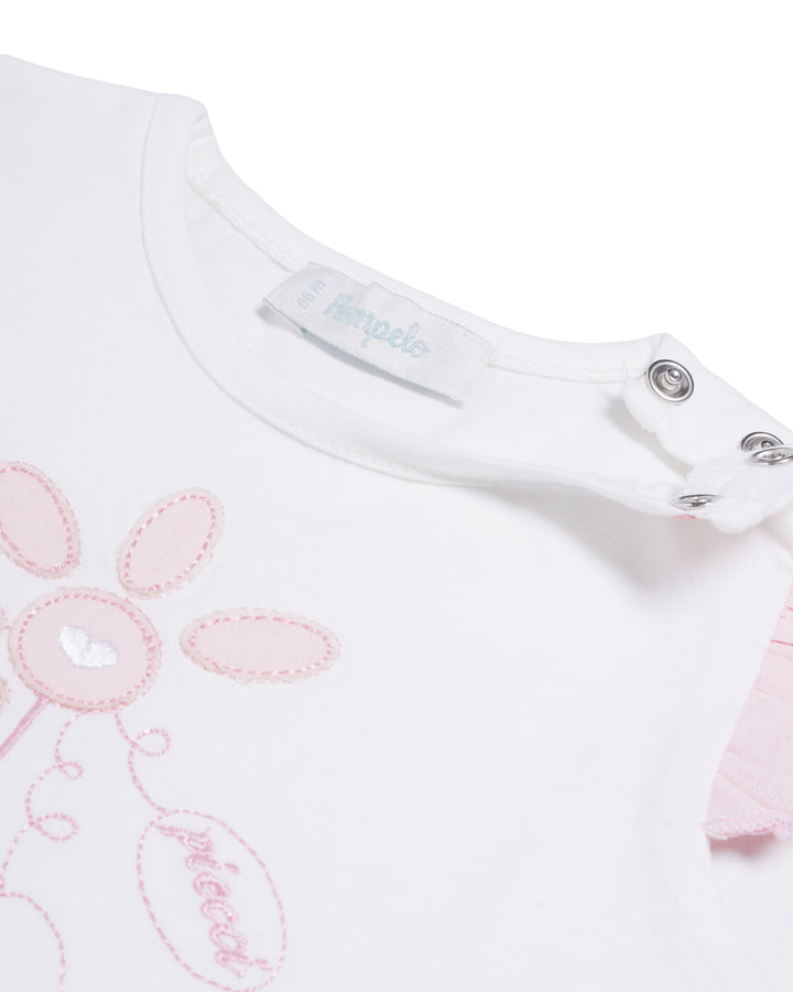 Dress flower applique