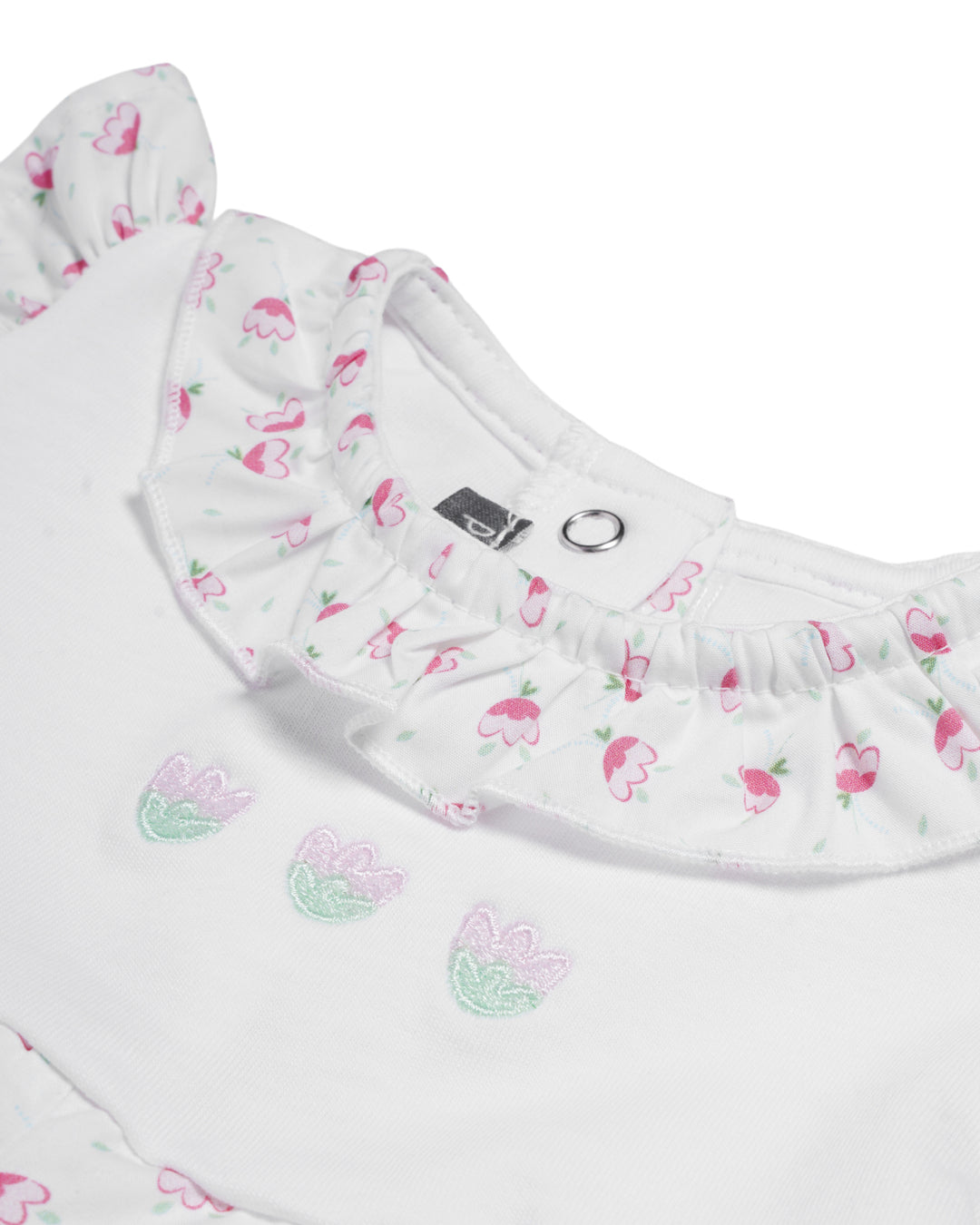 Dress embroidered chest detail