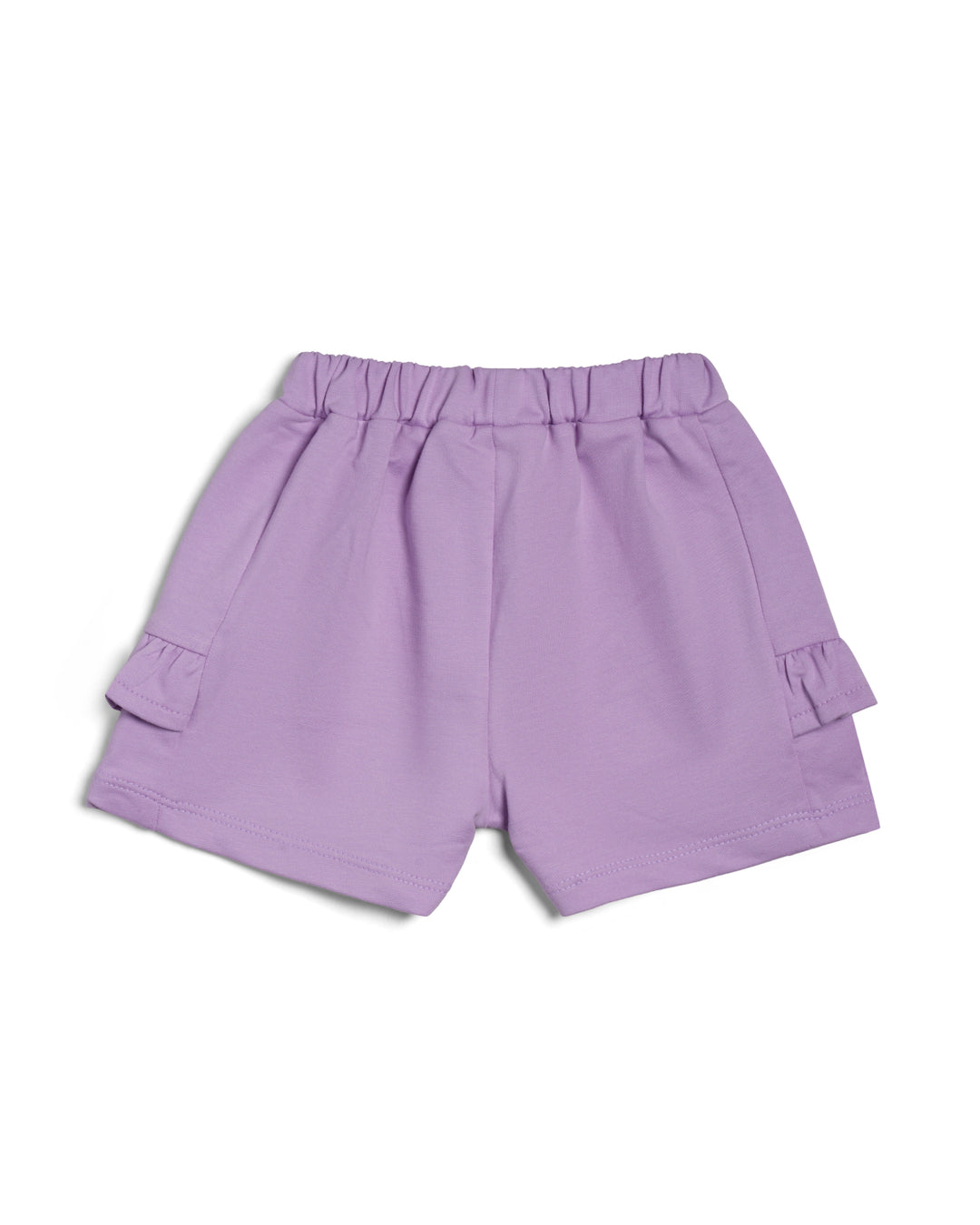 Shorts ruffle pocket detail