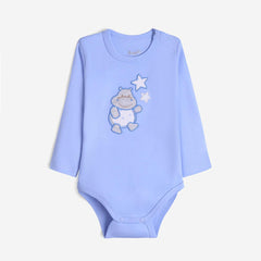 printed Long sleeve baby Boy set of 3 overalls by Pompelo