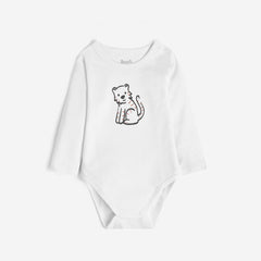 printed Long sleeve baby Boy set of 3 overalls by Pompelo