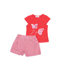 Elegant butterfly baby girl 2 piece set by Pompelo